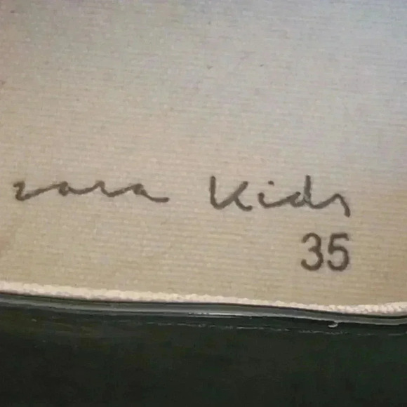 Zara kids black patent leather Oxford shoes sz 35 US sz 3.5 - Picture 7 of 10